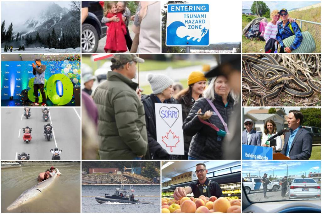 A collahe of photos from Black Press Media&rsquo;s most-read stories across Canadian sites in 2025. (Black Press Media files)